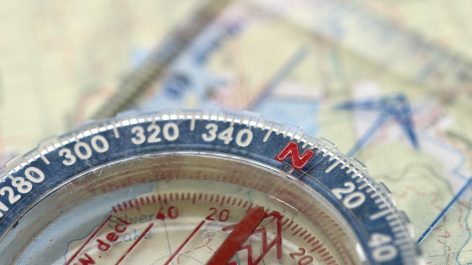 Guide: Kort, kompas og GPS | Det Danske Spejderkorps