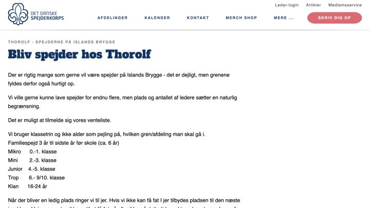 Eksempel fra Thorolf gruppes hjemmeside