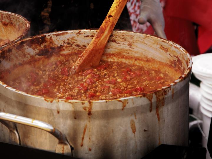 Chili con carne i gryde