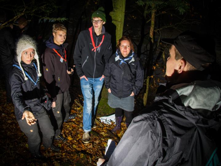 Refleksløb med leg og drama poster