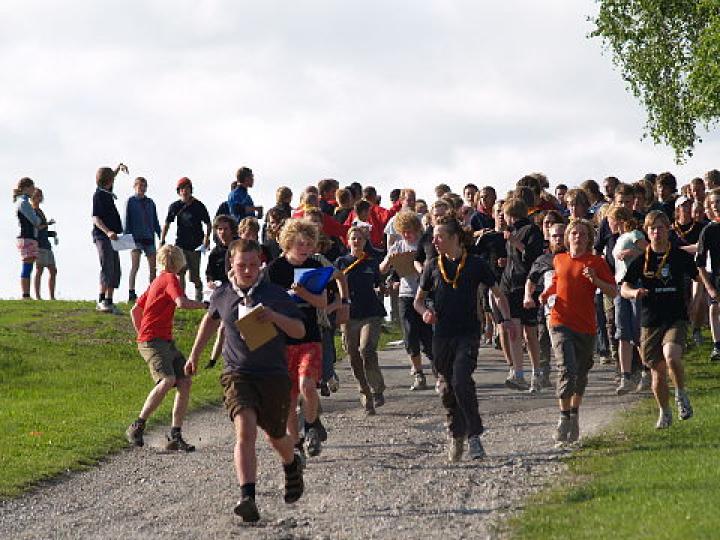 Deltag i et motionsløb