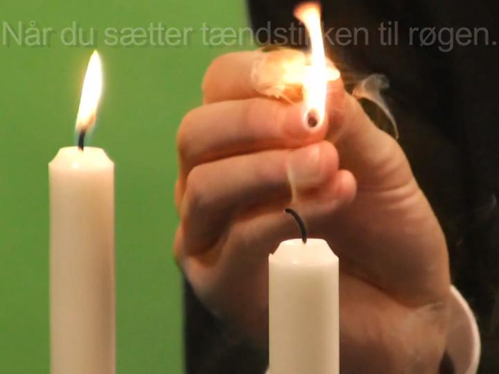 Tænd stearinlys på afstand