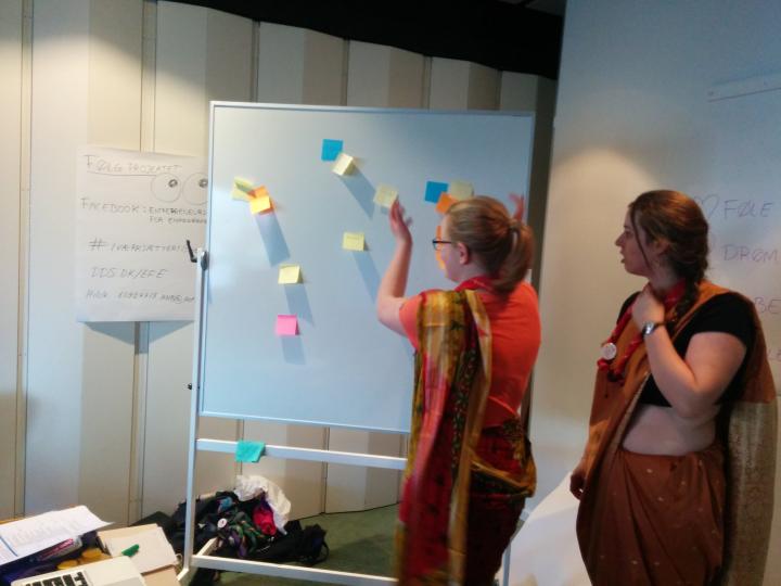Post-it brainstorm (Socialt iværksætteri)